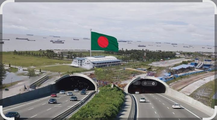 চট্টগ্রামের কর্ণফুলী নদীর তলদেশে নির্মিত দেশের প্রথম সুড়ঙ্গপথ বা টানেল দিয়ে লক্ষ্যমাত্রার চেয়ে ১ কোটি ৬ লাখ ৯৪ হাজার ৩৬৬টি গাড়ি কম চলাচল করেছে