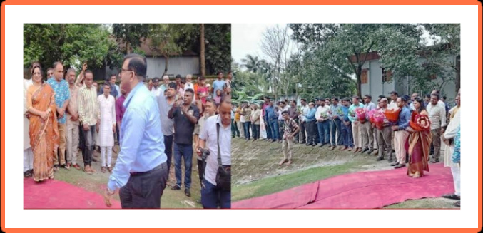 আবারও লাল গালিচায় বিভাগীয় কমিশনার, ক্ষুব্ধ নেটিজেনরা।