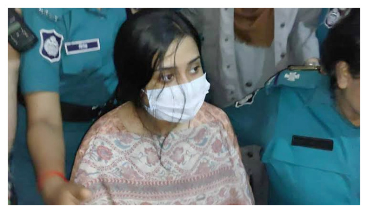 বসুন্ধরায় “গোপন” বৈঠক: মেজর সাদিকের স্ত্রী জাফরিন ৫ দিনের রিমান্ডে।