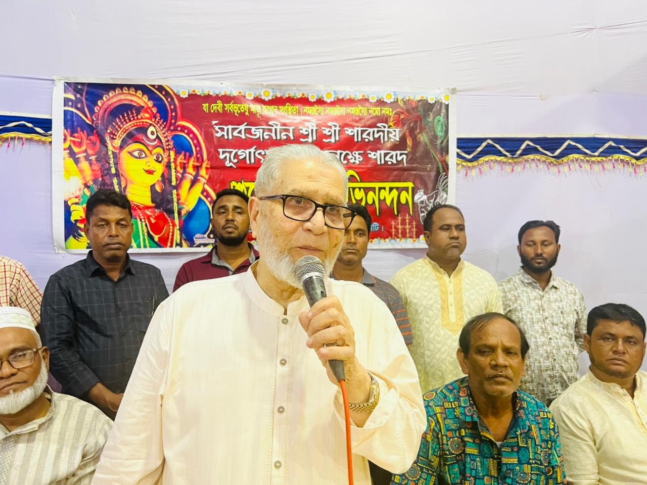 মাধবপুরে পূজা মণ্ডপ পরিদর্শনে আলহাজ্ব সৈয়দ মোহাম্মদ ফয়সল
