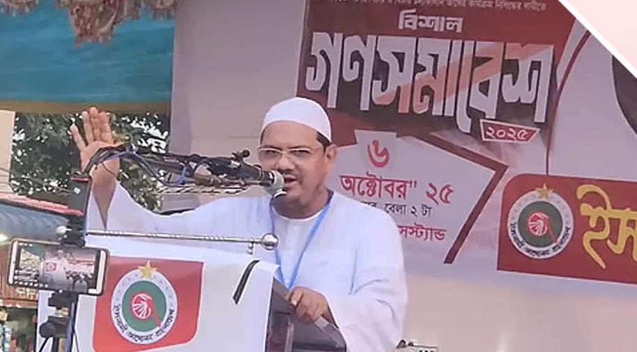 বিএনপি এককভাবে ক্ষমতায় গেলে দেশে চাঁদাবাজি বাড়বে : চরমোনাই পীর