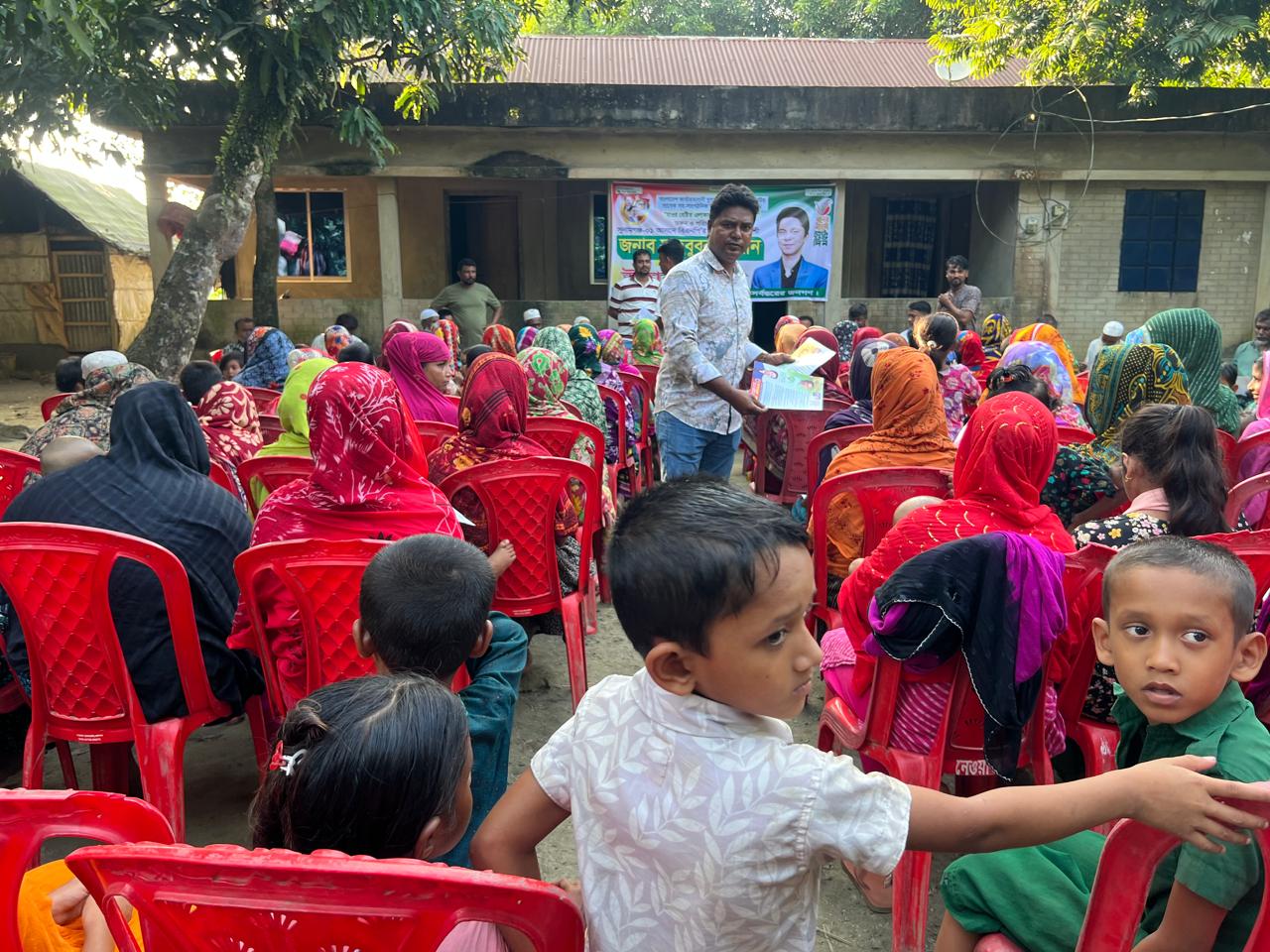 সুনামগঞ্জ -১ আসনে মাহবুবুর রহমান এর পক্ষে উঠান বৈঠক