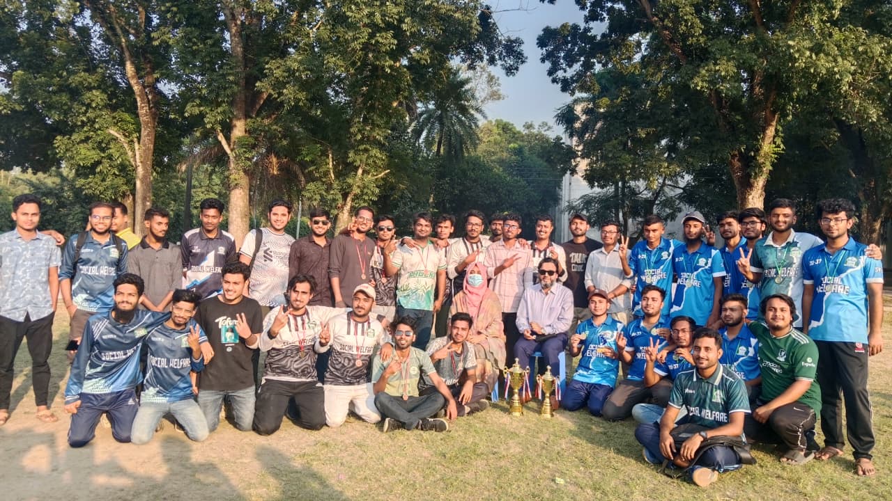 ইবি’র সমাজকল্যাণ বিভাগের ক্রিকেট টুর্নামেন্ট, চ্যাম্পিয়ন ২০১৯-২০ শিক্ষাবর্ষ